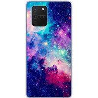 Samsung Galaxy S10 Lite Galaxie bleue bedrukt siliconen hoesje