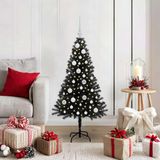 Prolenta Maison Exclusive Kerstboom, zwart, 120 cm, PVC