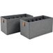 Hausleben® Lot de 2 boîtes de rangement avec 6 compartiments