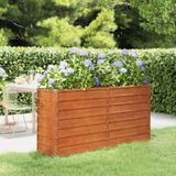 Maison Exclusive - Jardinière surélevée, couleur rouille, 160x40x77 cm, version acier Corten