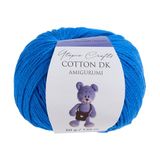 Utopia Crafts Amigurumi Katoenen DK garen om te haken en breien, 50% katoen, 50% gemengd acryl, 50 g (1, sterk blauw)