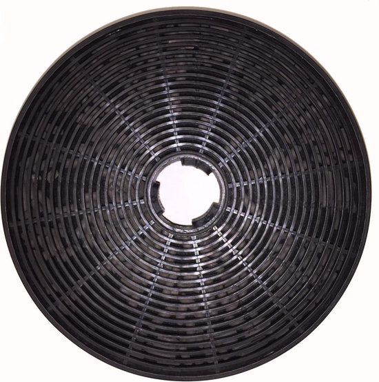 Exquisit Koolstoffilter CF2 - Afzuigkapfilter - Zwart - 2 stuks