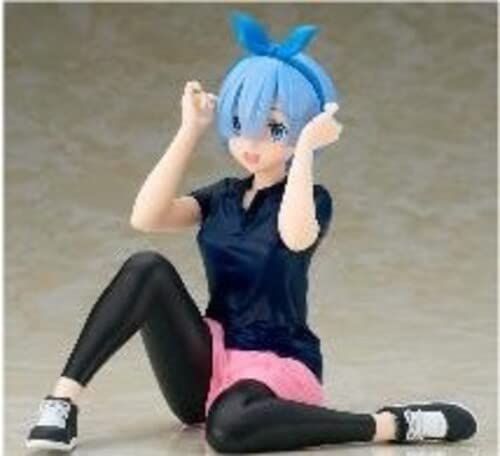 Banpresto - Re Zero: Starting Life In Another World - Relax Time-Rem Training Style Statue - Multicolor