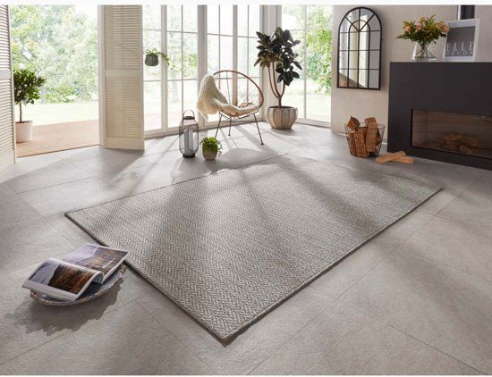 Elle Decor Modern Vloerkleed Caen 103614 80x150 cm Grijs
