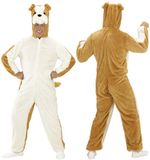 Widmann Pluche Bulldogpakken M/L Bruin Unisex