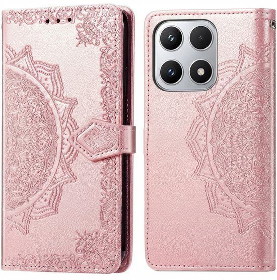 imoshion Hoesje - Geschikt voor Xiaomi 17 - Mandala Bookcase - Rose Gold