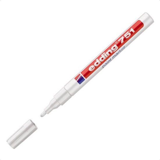 Edding 751 Permanent Marker - Rond - Wit