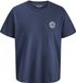 JACK&JONES JJALLIANCE TEE SS CREW NECK LN Heren T-shirts Navy Blazer M
