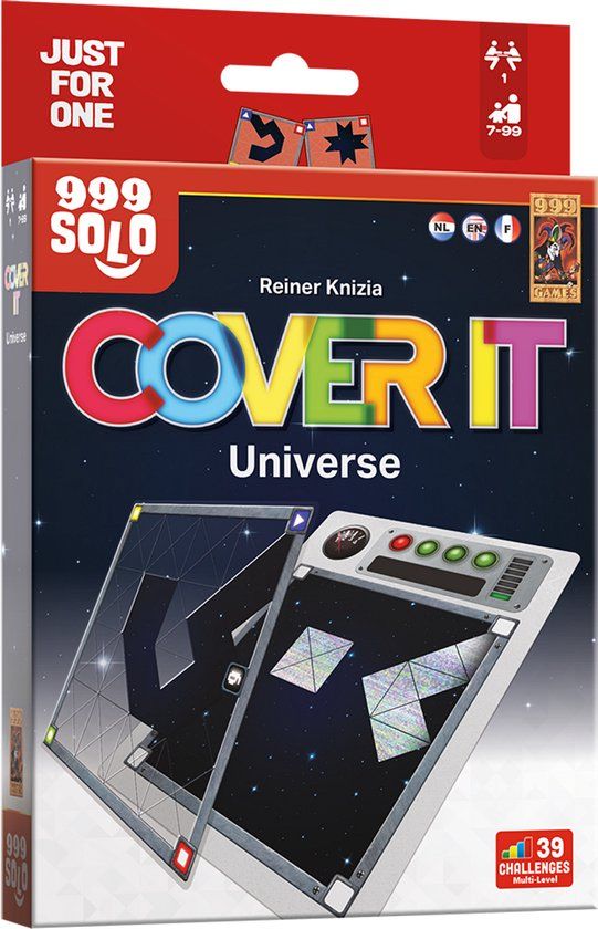 999 Games Cover It: Universe - Breinbreker - Solo Puzzel Spel