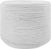 vidaXL Katoenen Touw 4 mm 250 m Wit 100% Katoen