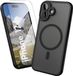 OakShield Hoesje voor Apple iPhone 17 – Halftransparante Telefoonhoes – Schokbestendige Beschermhoes met Camerabescherming – Case in zwart