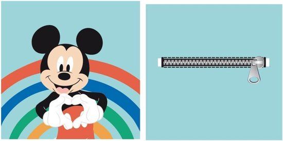 Disney Kussen Mickey Mouse Junior 40 x 40 cm Polyester Groen