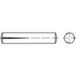 TOOLCRAFT 1066755 Conische kerfpaspen (Ø x l) 3 mm x 18 mm RVS A1 100 stuk(s)