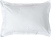 Homescapes Taie d'oreiller 50x75 cm avec Bord (Oxford) – Blanc – 100% Percale de Coton Égyptien – 200 TC