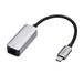 Amazon Basics USB 3.1 Type-C naar RJ45 Gigabit Ethernet Adapter, met Aluminium Behuizing, Grijs