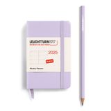 Leuchtturm1917 Weekly Planner A7 Mini 2025 Hardcover Lilac