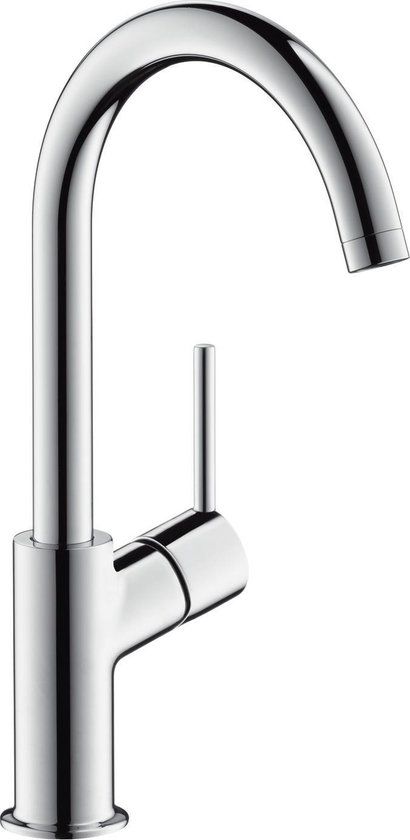 Hansgrohe Talis - Wastafelmengkraan 210 - Chroom - Inclusief Push-Open afvoer