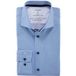 OLYMP Luxor 24/Seven Modern Fit Jersey overhemd blauw, Bedrukt