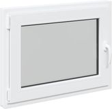 vidaXL RISOR 90 x 60 cm Wit Kelderraam