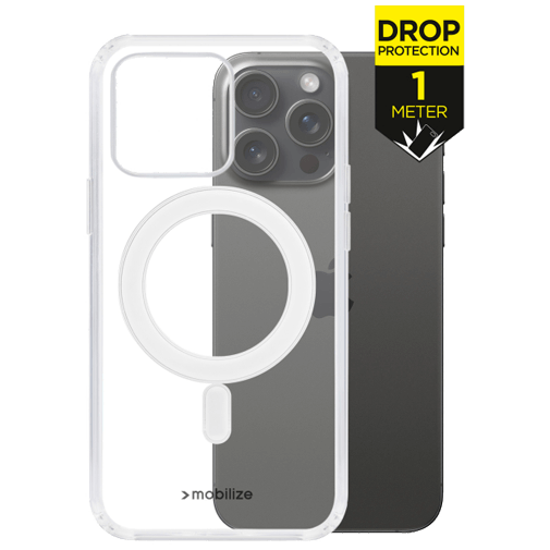 Mobilize PC Back Cover Transparant MagSafe Apple iPhone 15 Pro