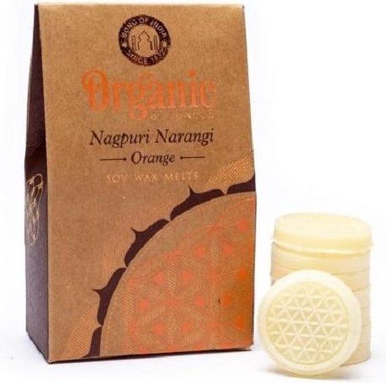 Organic Goodness Nagpuri Narangi Sinaasappel Wax Melts (40g) - Song of India