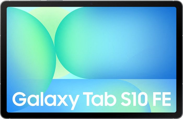 Samsung Galaxy Tab S10 FE 10.9 inch 128GB Wifi Grey + BlueBuilt Book Case Black