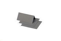Clairefontaine 75022C - Pakket van 25 Plaatskaartjes 8,5x8cm Staalgrijs