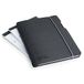 Rapesco 1637 Padfolio Map en 3 x Navulblokken met 160 Vel, A5, Zwart