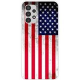 Samsung Galaxy A13 4G Amerikaanse vlag siliconen hoesje