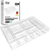 NEAT AND NICE 12 transparante lade-organizers incl. antislippads