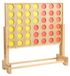 Jumbo connect four outdoor game - Adjustable up to 82 cm - With storage bag