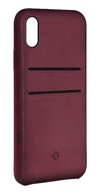Twelve South RelaxedLeather - iPhone X - Bordeaux Rood