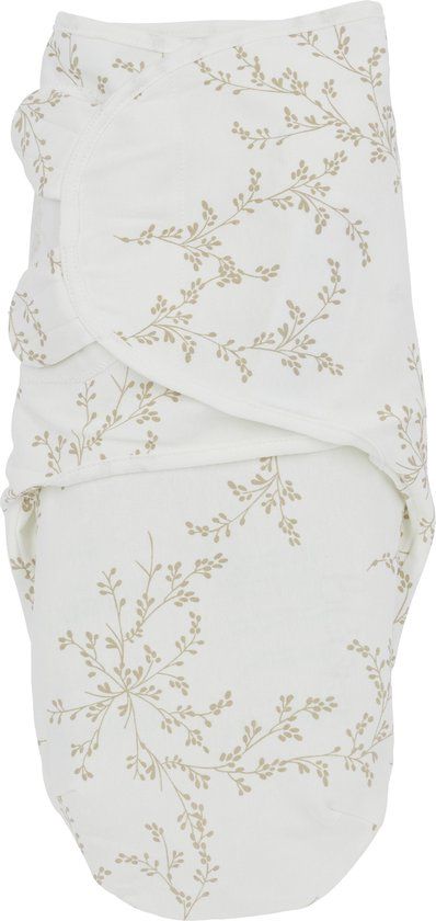 Meyco Baby Branches Swaddle - Sand - 0-3 Months - 0.5 TOG
