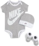 Nike Kids Futura Logo Box Korte Mouw Set Grijs 6-12 Months Jongens,Meisjes