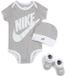 Nike Kids Futura Logo Box Korte Mouw Set Grijs 6-12 Months Jongens,Meisjes