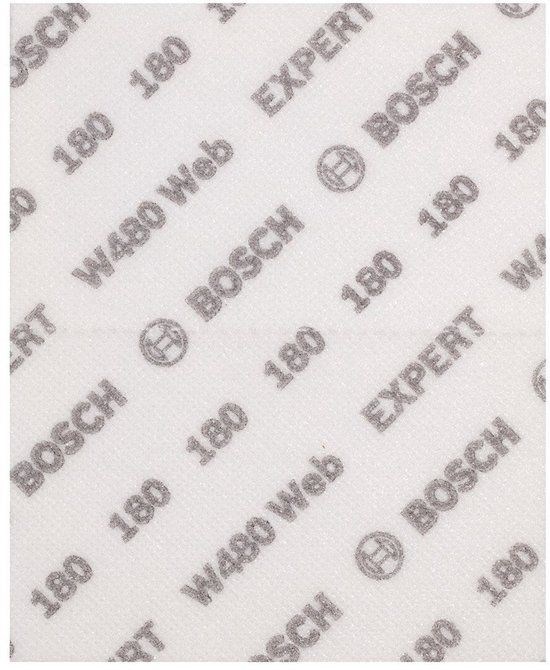 Bosch Professional Bosch EXPERT W480 Schuurvel - 115 x 140 mm - Korrel 180 - 2 stuks