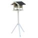 Nobby Vogelhuis TALVI wit-grijsbruin 60 x 60 x 140 cm