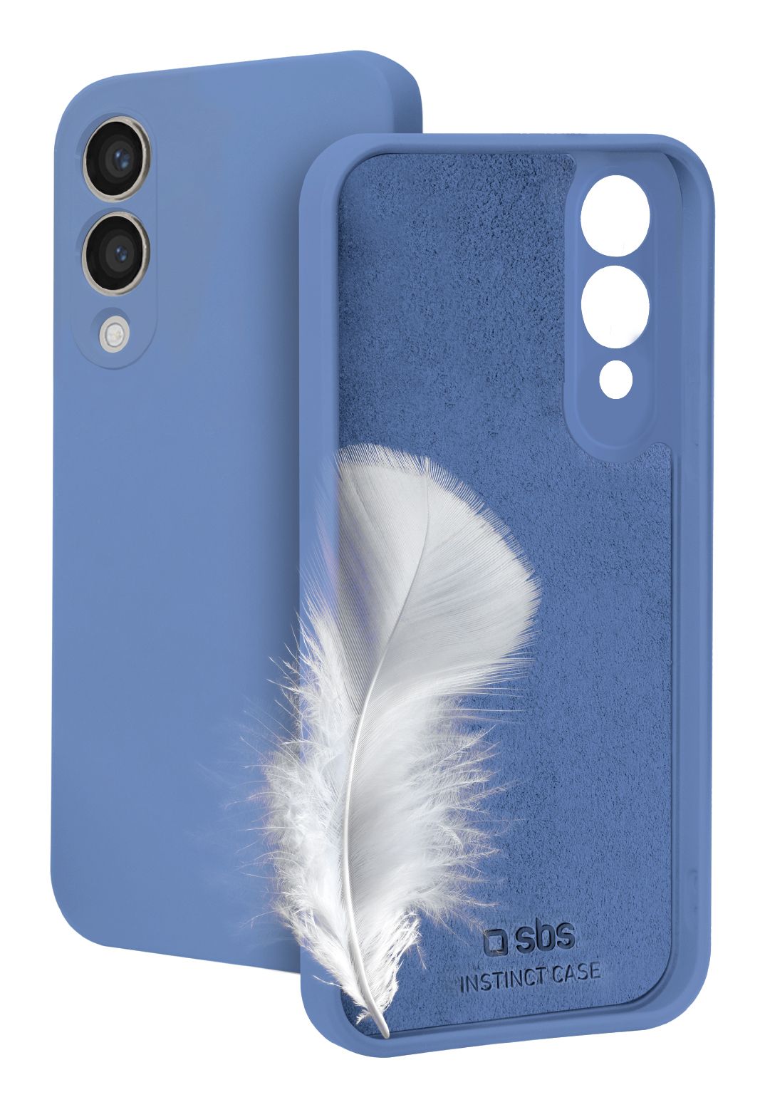 SBS Samsung Galaxy S25 Edge Hoes - Blauw - TPU - Draadloos Opladen - 6.66"