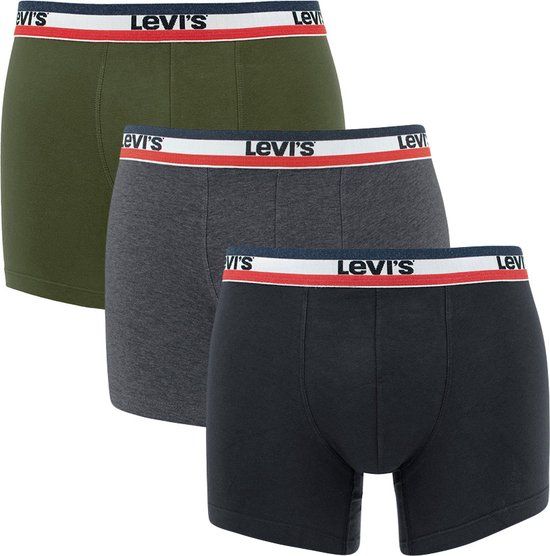 Levi's Sportswear Logo Boxershorts 3-pack - Khaki - Men - XL