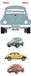BRISA VW Collection Volkswagen Kever Magneet 3-pc Set - Final