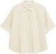 comma Chemisier Beige Lin Manches Courtes Femme 36