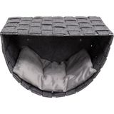 TRIXIE Frehi Wall Mount Cat Condo Set, 2 appartementen en 2 stappen, donkergrijs