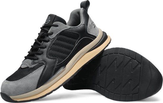 Shraks Venu Veiligheidsschoenen - S1P - Maat 43 - Zwart/Grijs