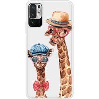 Xiaomi Redmi Note Funny girafe Verstevigd hoesje met sublimatie bedrukking