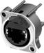 Neutrik etherCon Halo inbouwbus NE8FAH-LR-DAE Bus, inbouw Zwart 1 stuk(s)