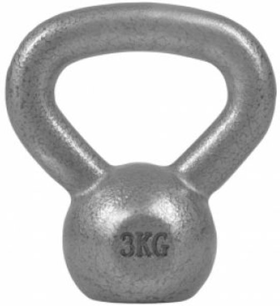 Gorilla Sports Kettlebell 3 kg Gietijzer