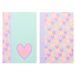 Ancor Schoolschrift B'LOG HEARTS A4 gelinieerd 48v 90gr inlopen 2 stuks 2 motieven