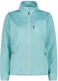 CMP Damesfleece met rits, lagoon mel., XXXL