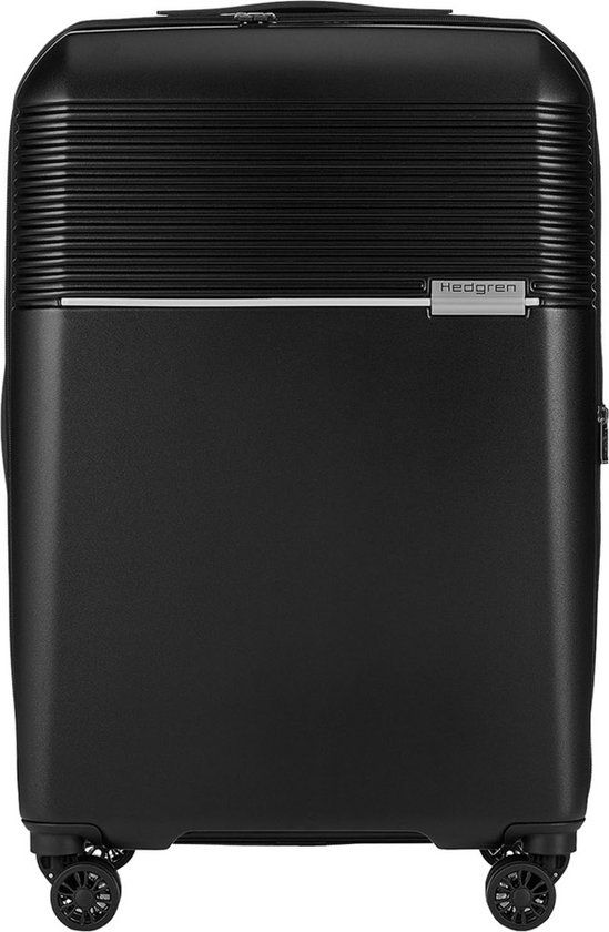 Hedgren Trolley Stripe 67 cm Hardside Luggage Exp Black Zwart 63cm