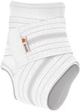 Shock Doctor Enkelsleeve met Compressie Wrap Wit L